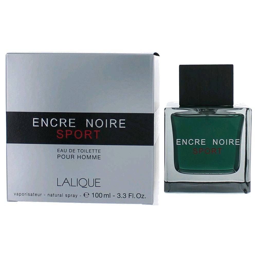Encre Noire Sport by Lalique, 3 oz EDT Spray for Men - OleBella