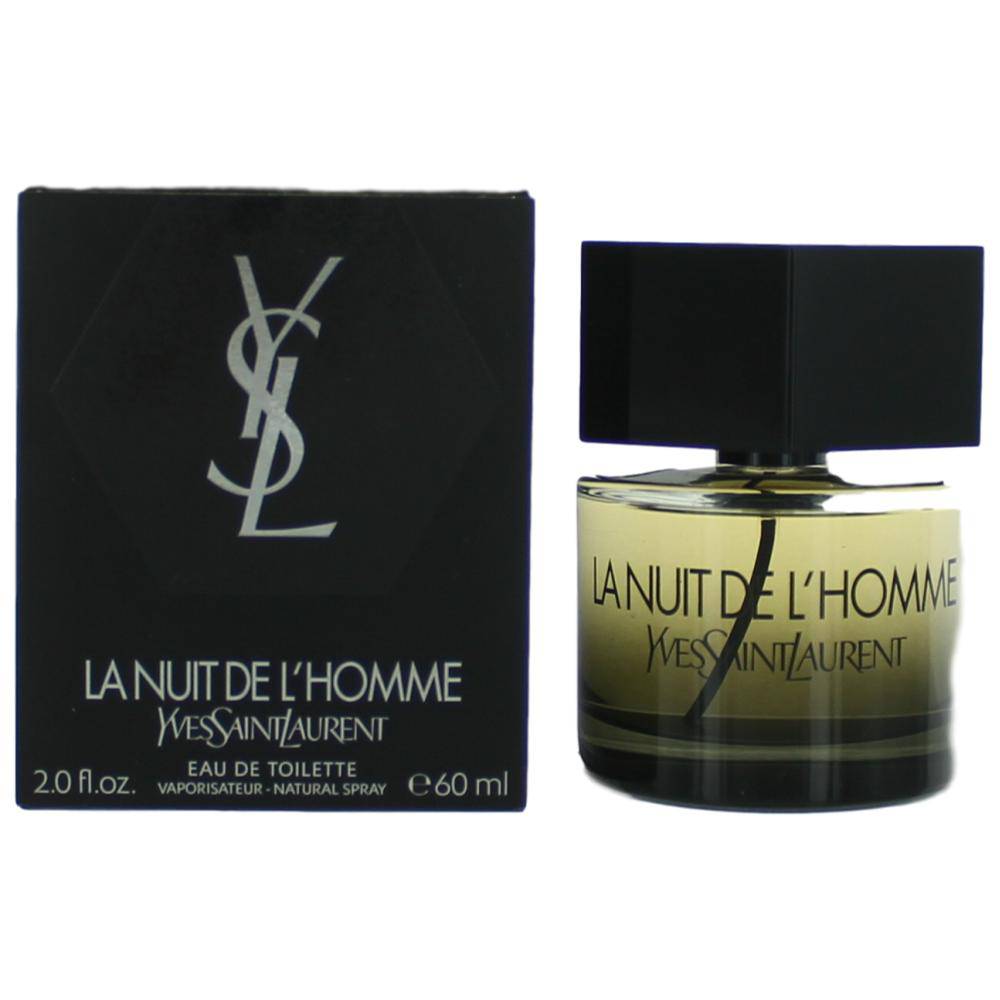 La Nuit De L'Homme by Yves Saint Laurent, 2 oz EDT Spray for Men - OleBella