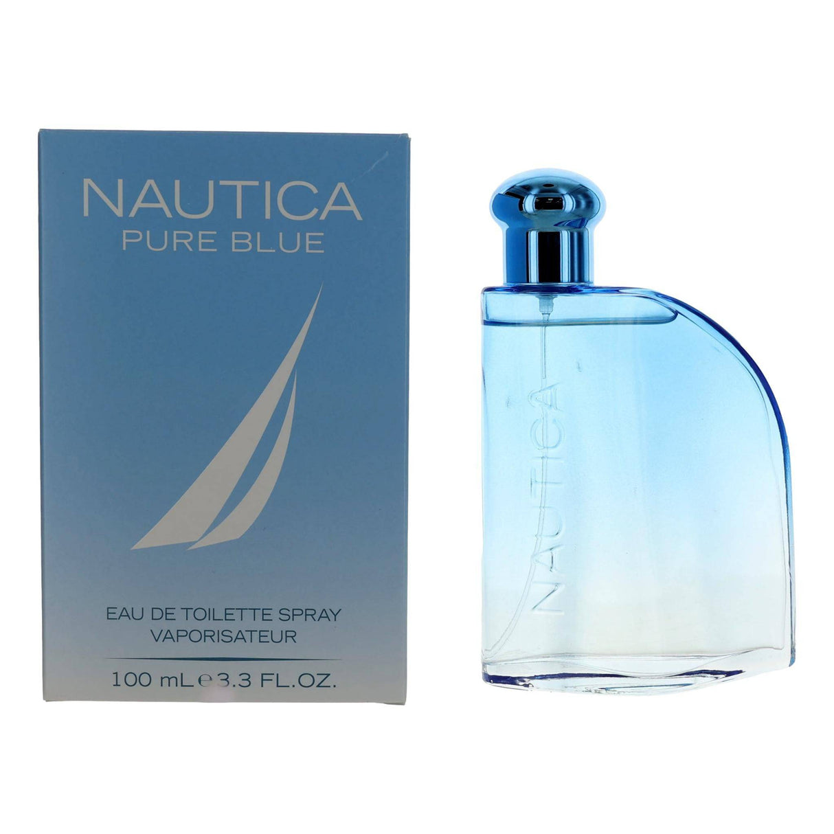 Nautica Pure Blue by Nautica, 3.3 oz EDT Spray for Men - OleBella