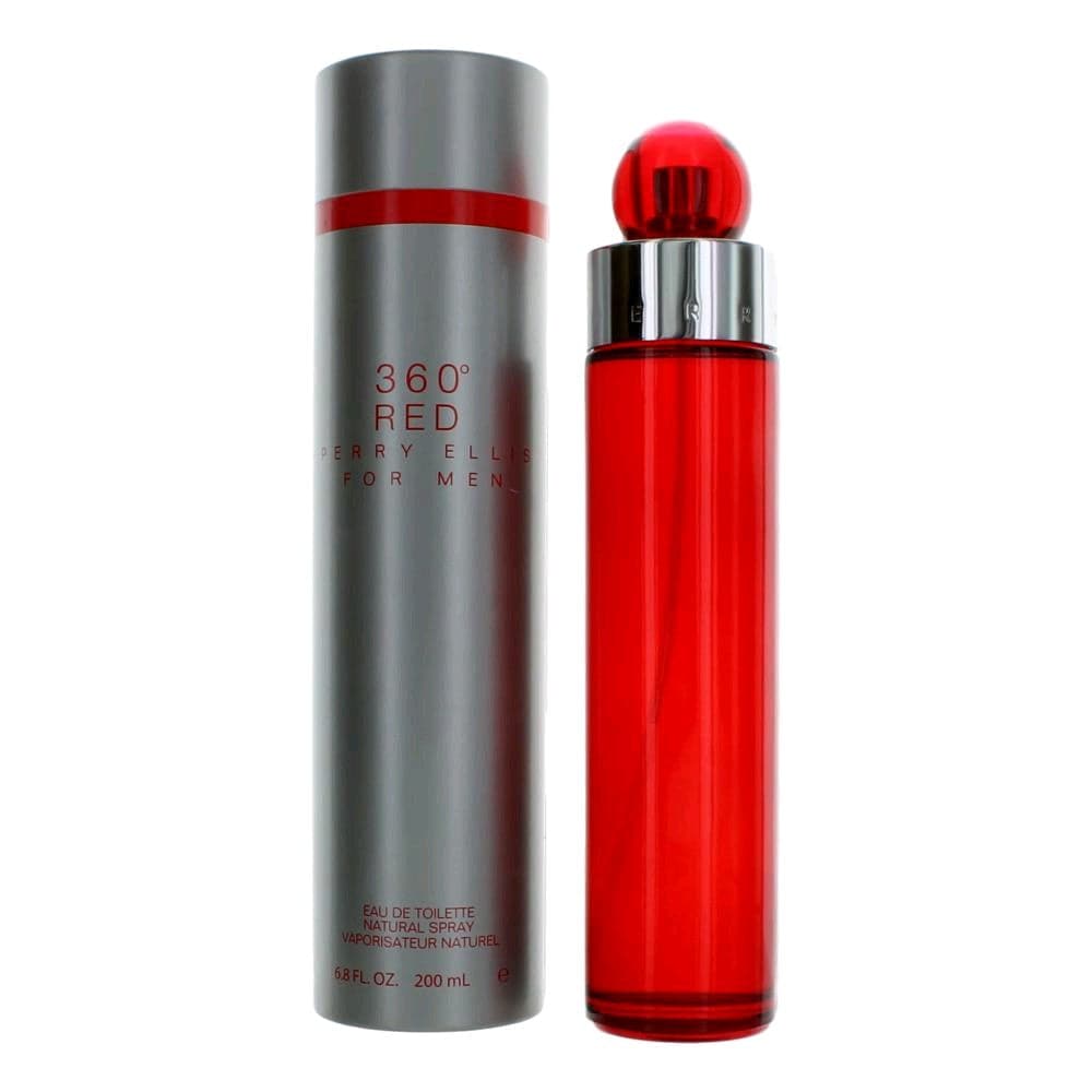 Perry Ellis 360 Red by Perry Ellis, 6.8 oz EDT Spray for Men - OleBella
