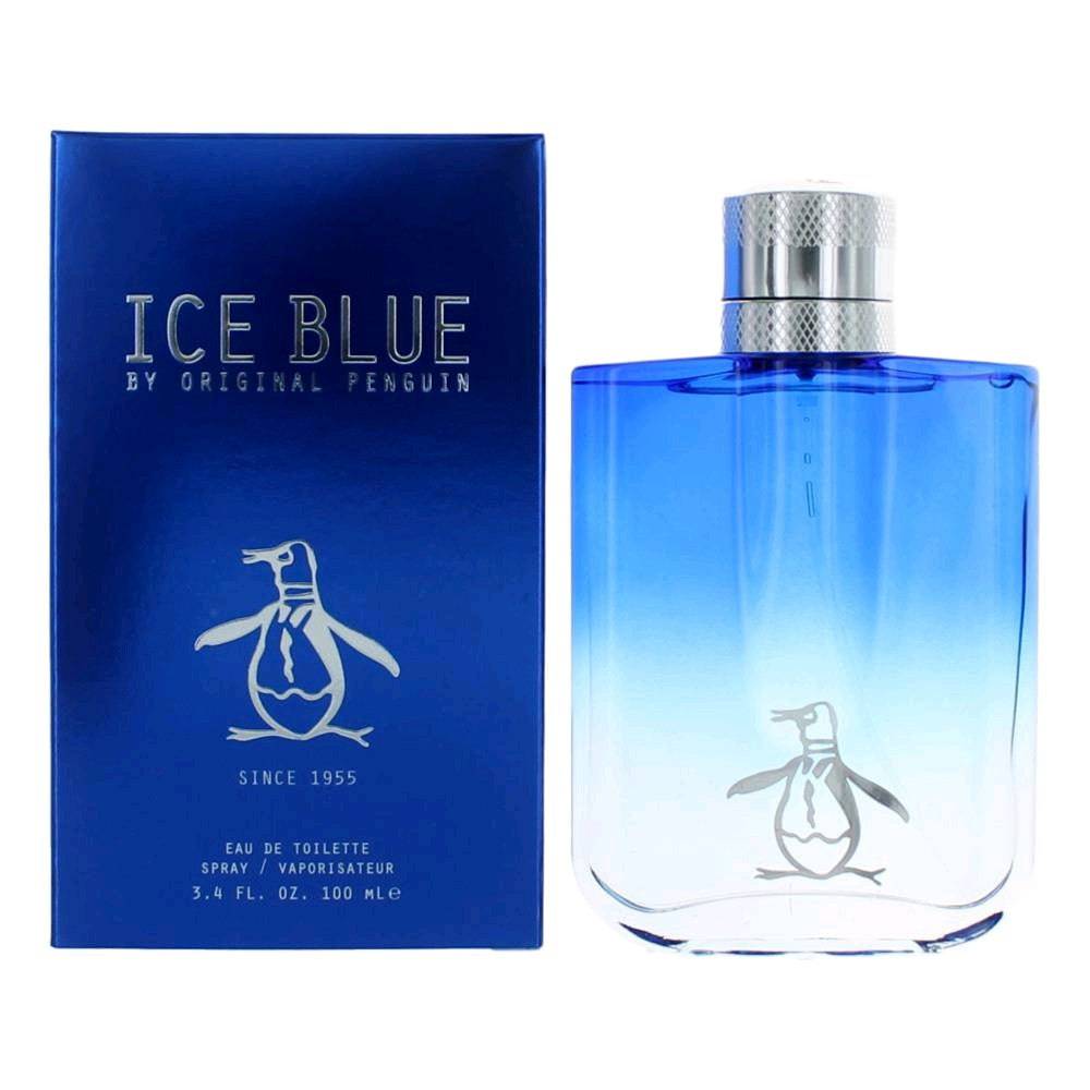 Original Penguin Ice Blue by Munsingwear, 3.4 oz EDT Spray for Men - OleBella
