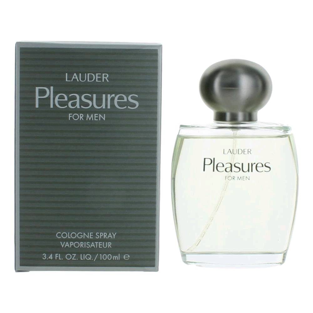 Pleasures for Men by Estee Lauder, 3.4 oz Cologne Spray for Men - OleBella