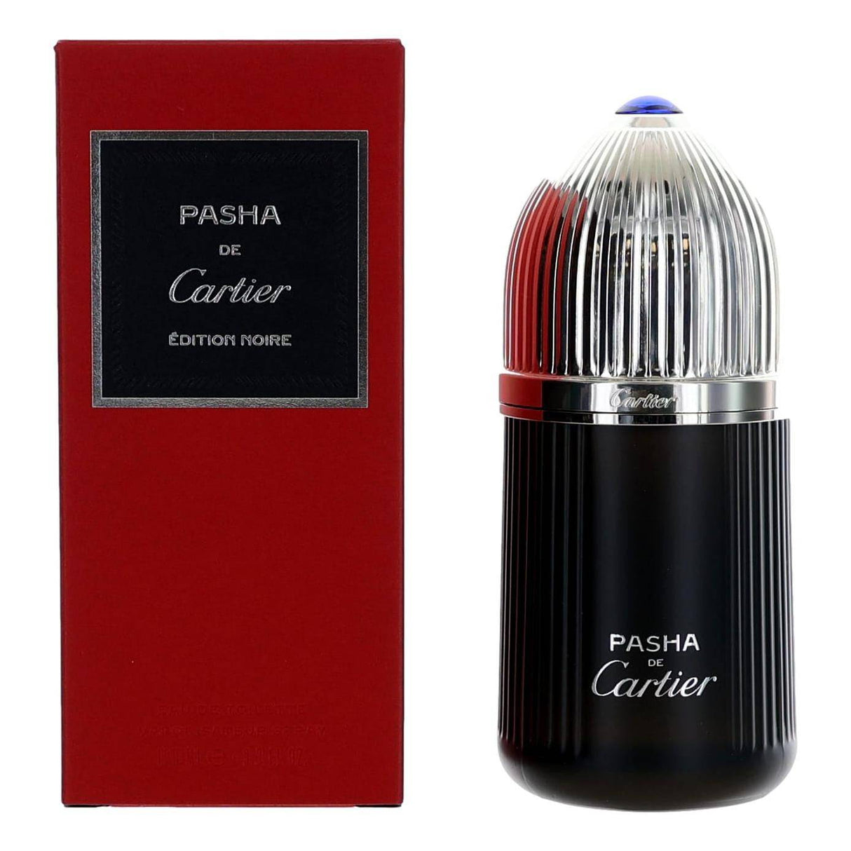 Pasha de Cartier Edition Noire by Cartier, 3.3 oz EDT Spray for Men - OleBella