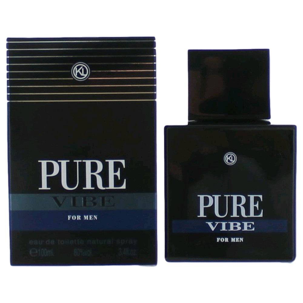 Pure Vibe by Karen Low, 3.4 oz EDT Spray for Men - OleBella