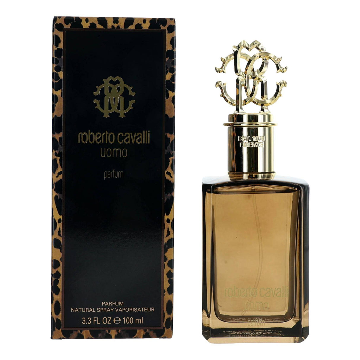 Roberto Cavalli Uomo by Roberto Cavalli, 3.3 oz Parfum Spray for Men - OleBella
