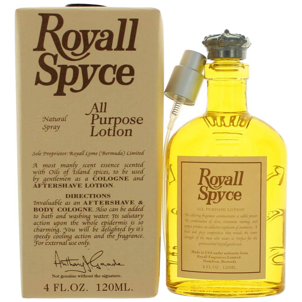 Royall Spyce by Royall Fragrances, 4 oz All Purpose Lotion Spray men - OleBella