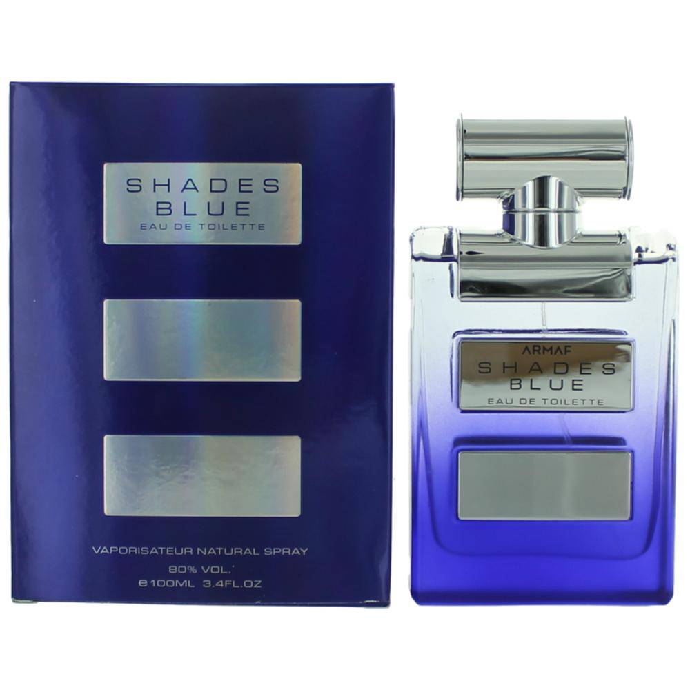 Shades Blue by Armaf, 3.4 oz EDT Spray for Men - OleBella