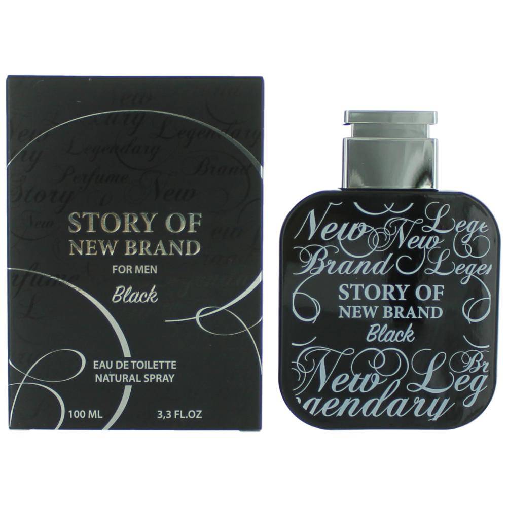 Story of New Brand Black by New Brand, 3.3 oz EDT Spray for Men - OleBella