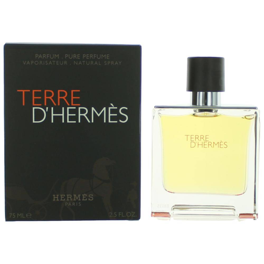 Terre D'Hermes by Hermes, 2.5 oz Pure Parfum Spray for Men - OleBella