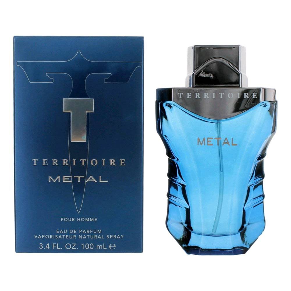 Territoire Metal by YZY, 3.4 oz EDP Spray for Men - OleBella