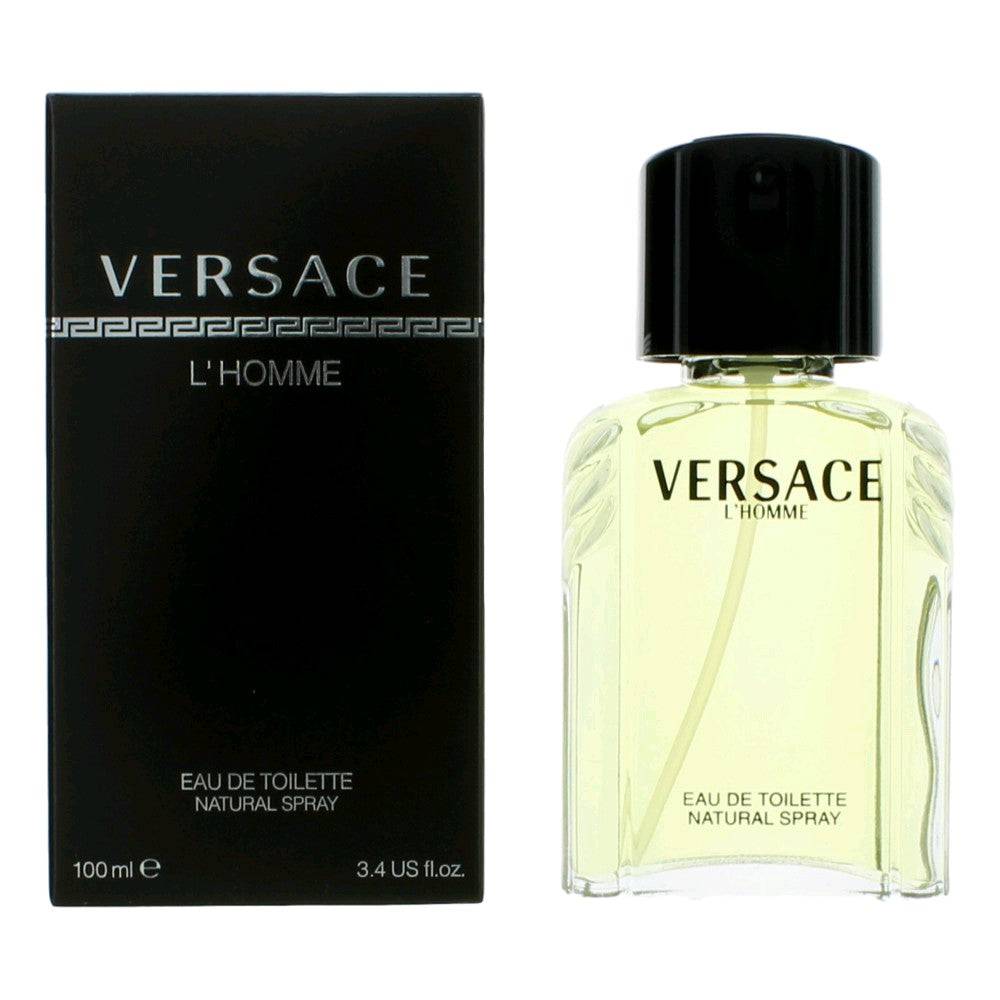 Versace L'Homme by Versace, 3.3 oz EDT Spray for Men - OleBella