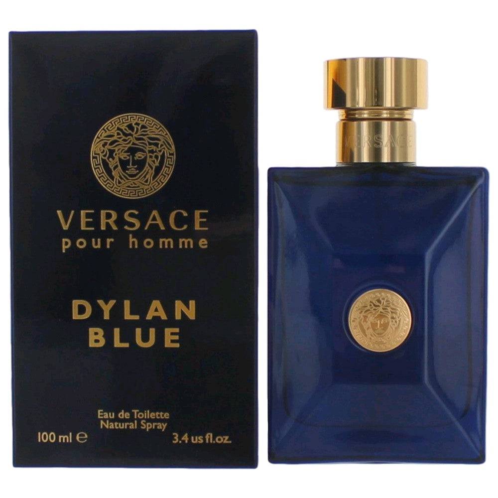 Versace Pour Homme Dylan Blue by Versace, 3.4 oz EDT Spray for Men - OleBella