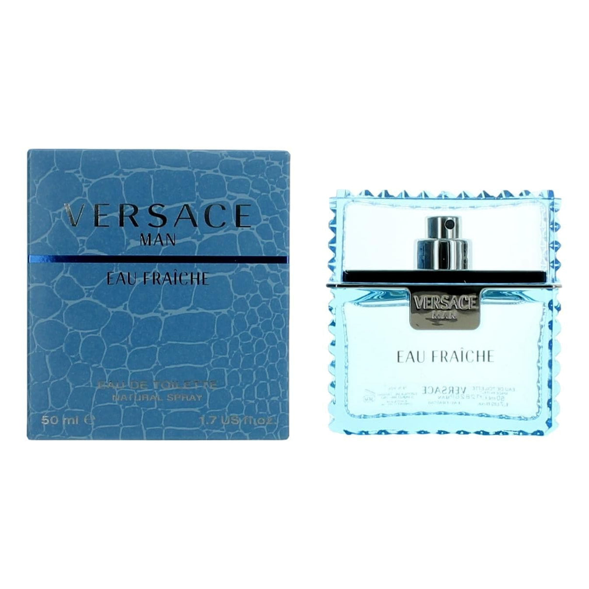 Versace Man Eau Fraiche by Versace, 1.7 oz EDT Spray for Men - OleBella
