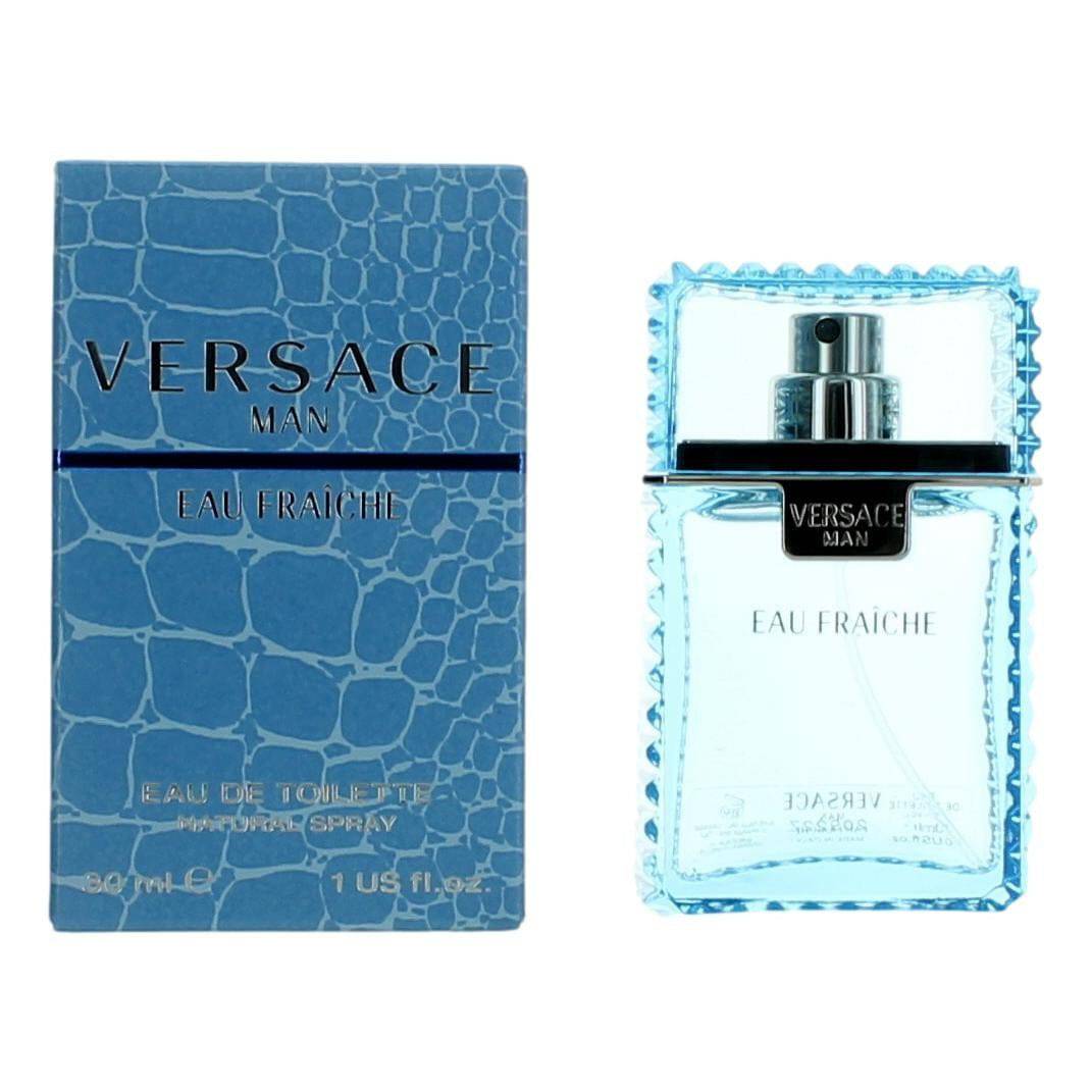 Versace Man Eau Fraiche by Versace, 1 oz EDT Spray for Men - OleBella