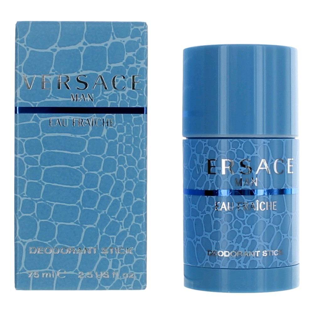 Versace Man Eau Fraiche by Versace, 2.5 oz Deodorant Stick for Men - OleBella