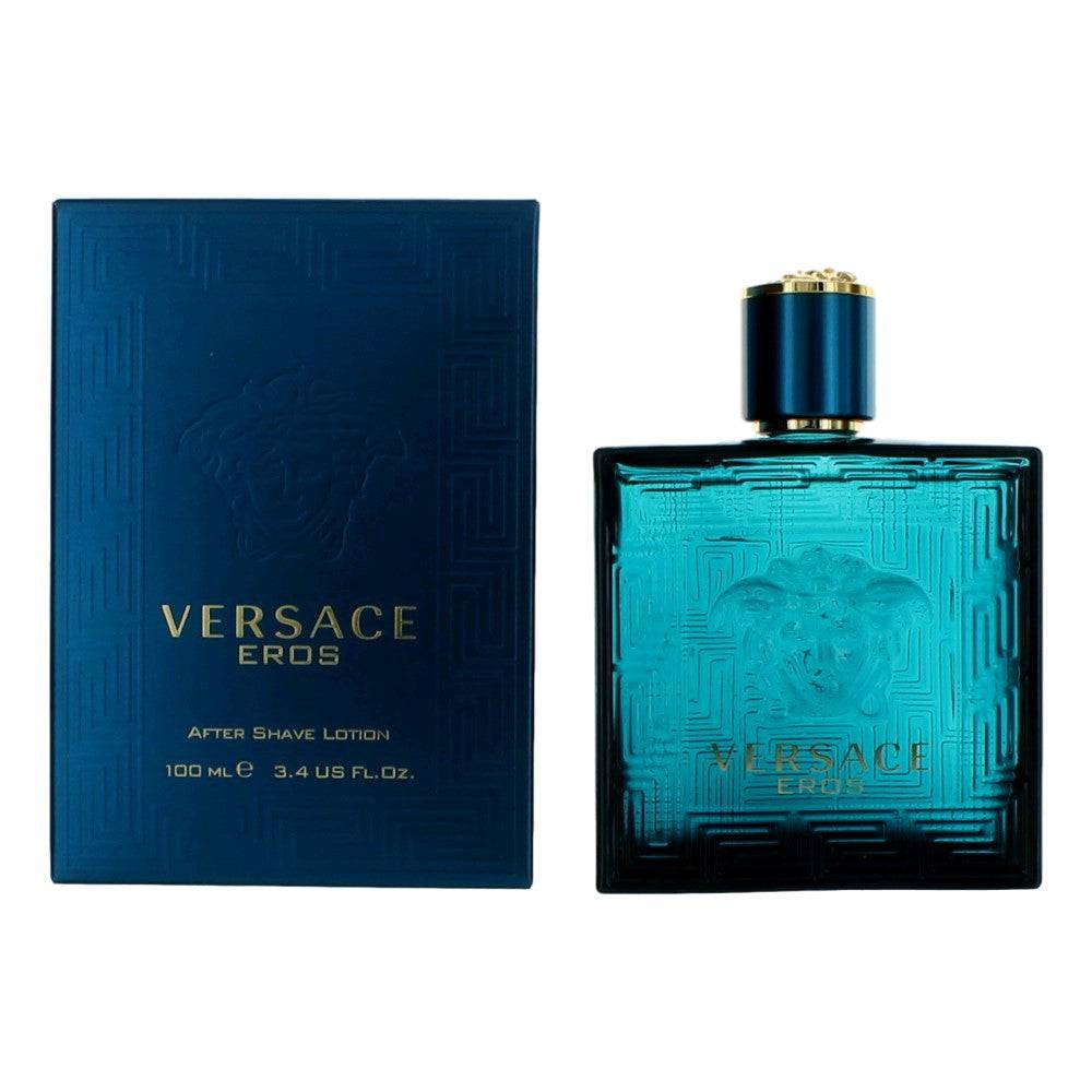 Eros by Versace, 3.4 oz After Shave Lotion for Men (Splash) - OleBella
