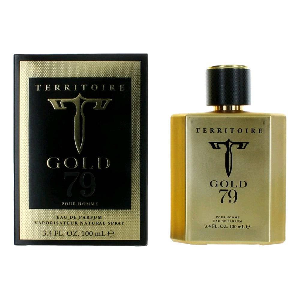 Territoire Gold 79 by YZY, 3.4 oz EDP Spray for Men - OleBella