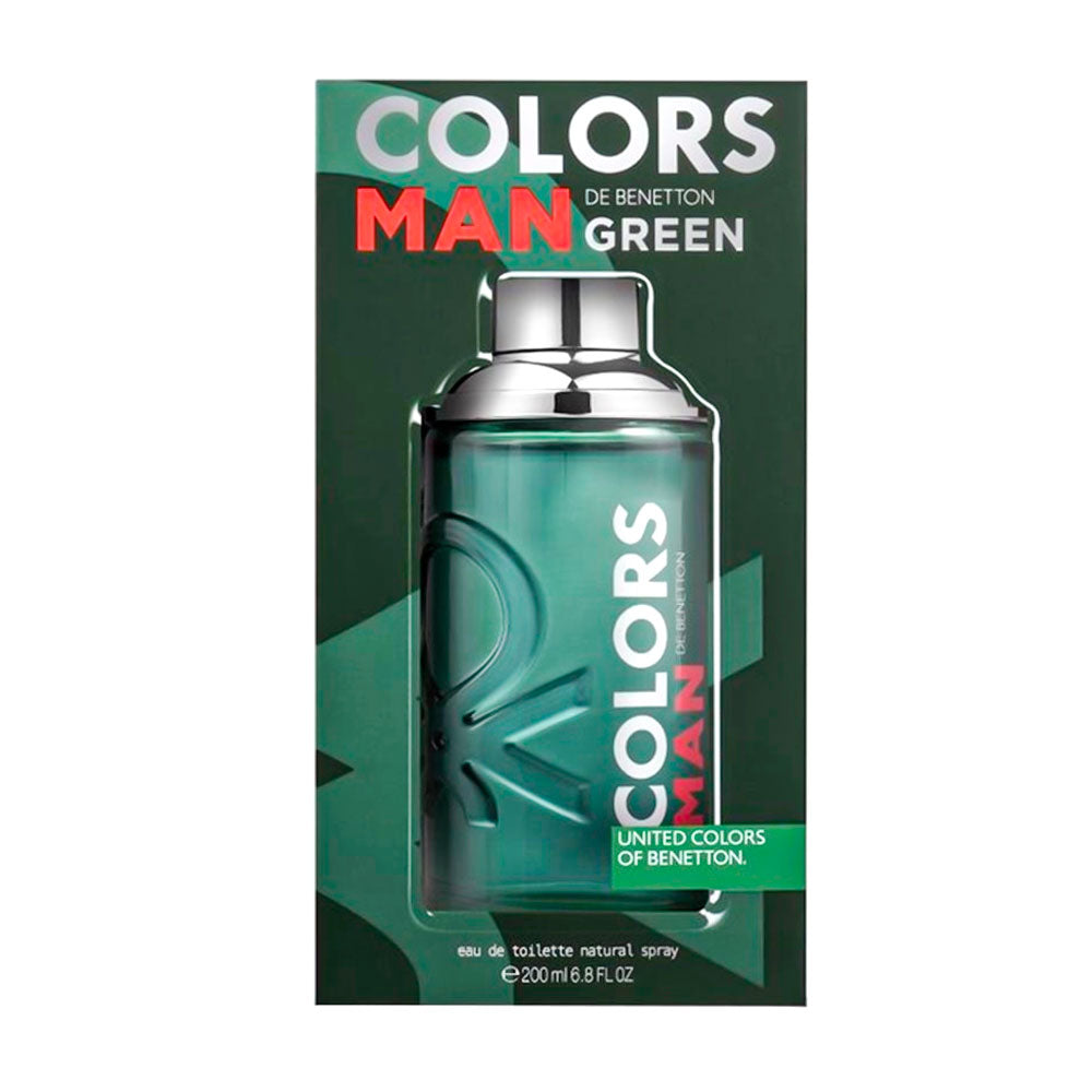 Benetton Colors Man Green EDT, 6.7 oz / 200 ml by Benetton