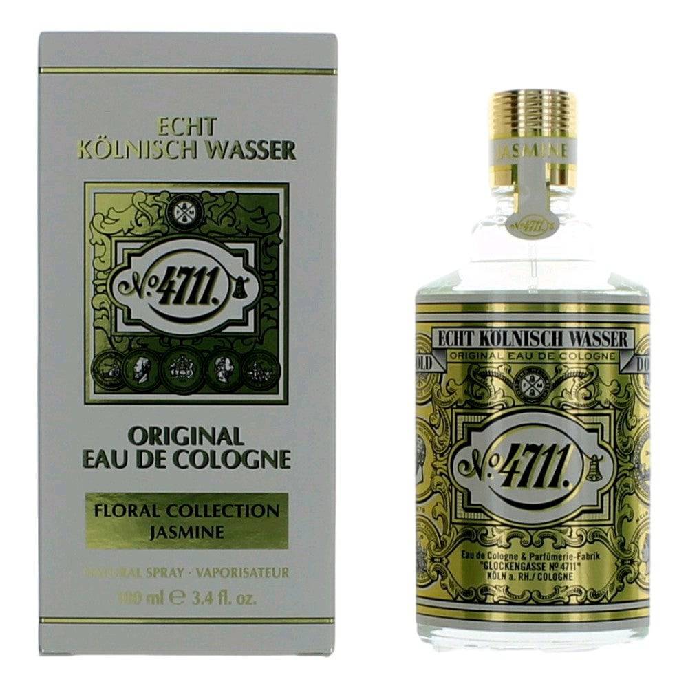 4711 Floral Collection Jasmin by 4711, 3.4oz Eau De Cologne Spray for Unisex - OleBella