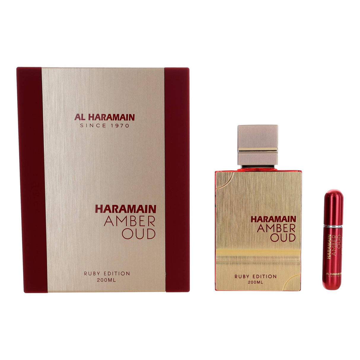 Amber Oud Ruby Edition by Al Haramain, 6.7 oz EDP Spray for Unisex - OleBella