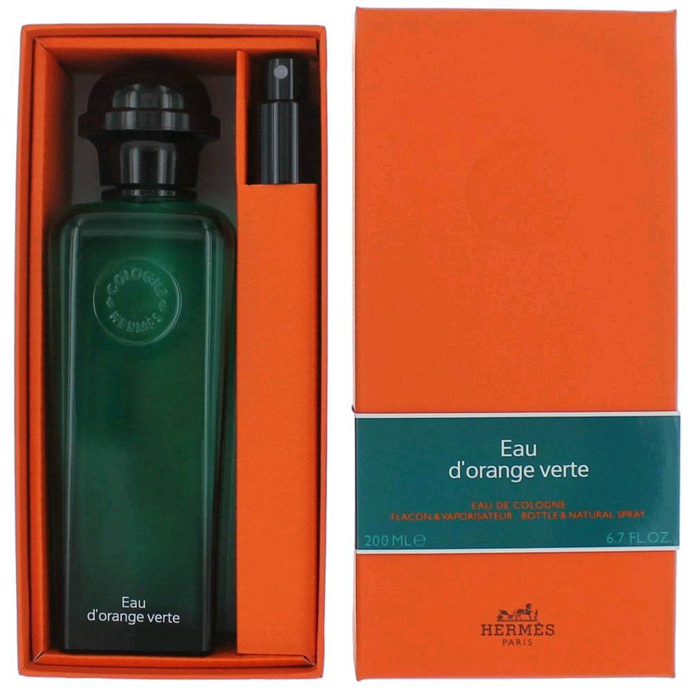 Eau d'Orange Verte by Hermes, 6.7oz Eau De Cologne Spray and Splash Unisex - OleBella