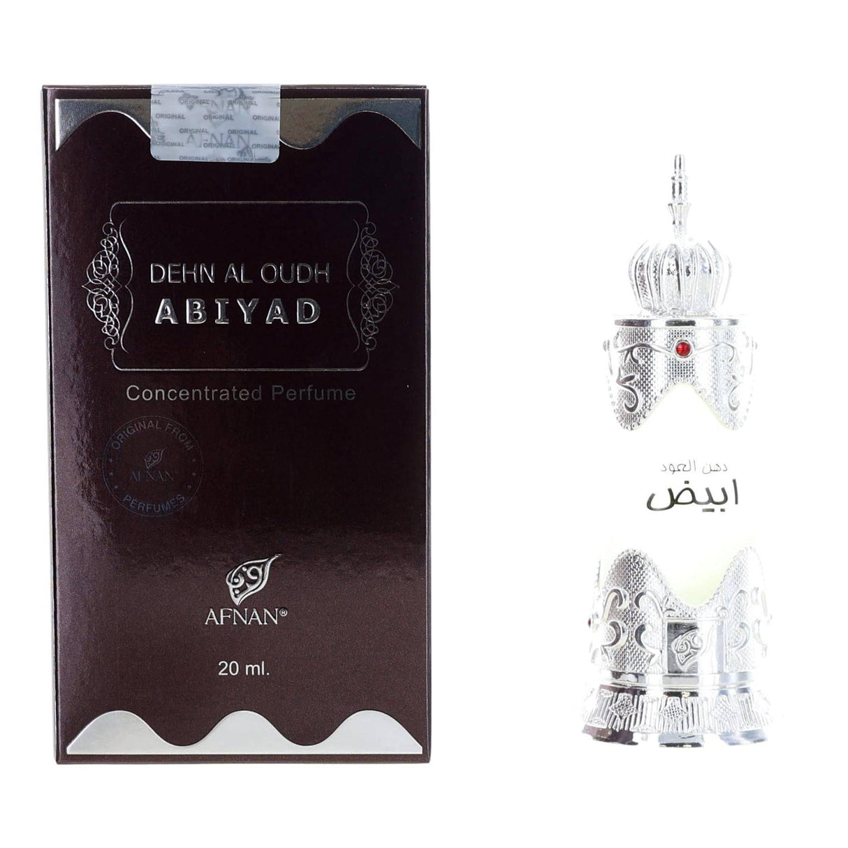 Dehn Al Oudh Abiyad by Afnan, .67 oz Perfume Oil for Unisex - OleBella
