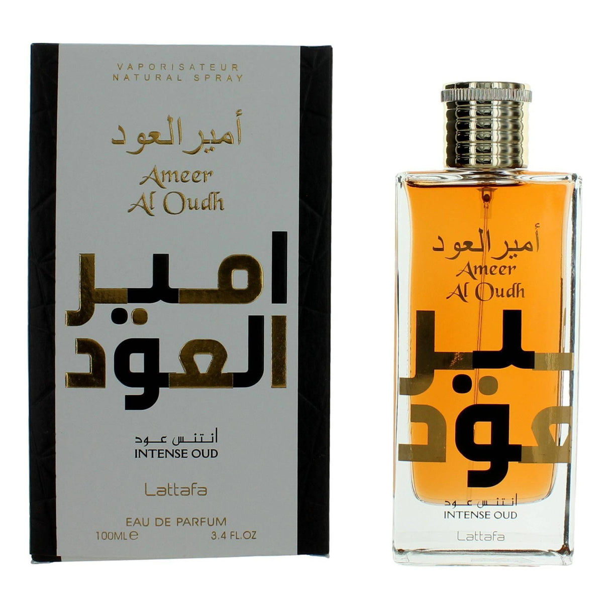 Ameer Al Oudh Intense Oud by Lattafa, 3.4 oz EDP Spray for Unisex - OleBella