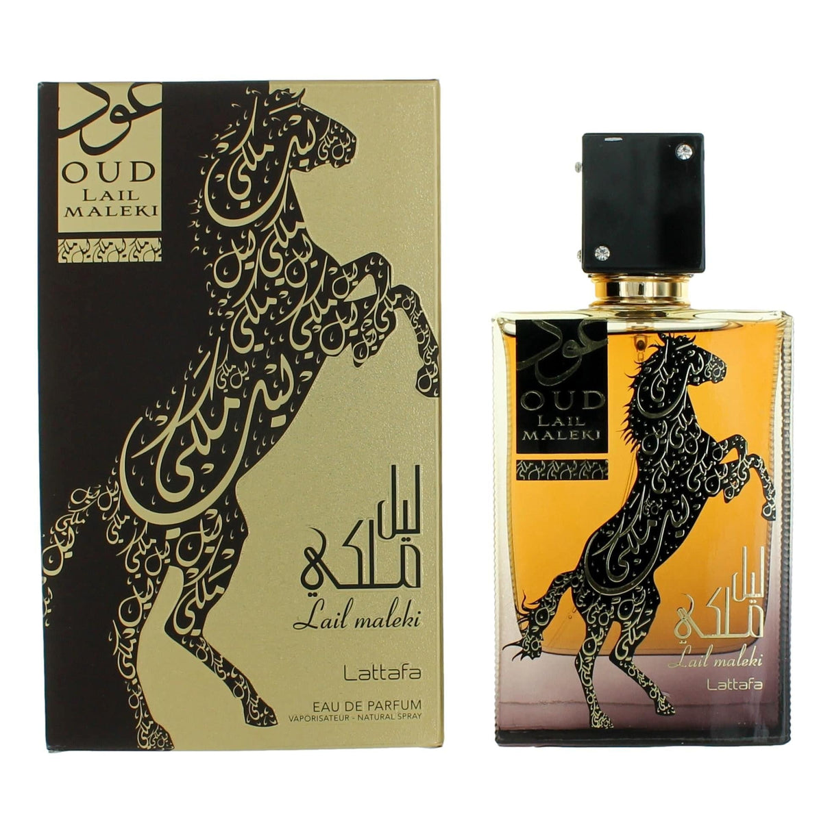 Oud Lail Maleki by Lattafa, 3.4 oz EDP Spray for Unisex - OleBella
