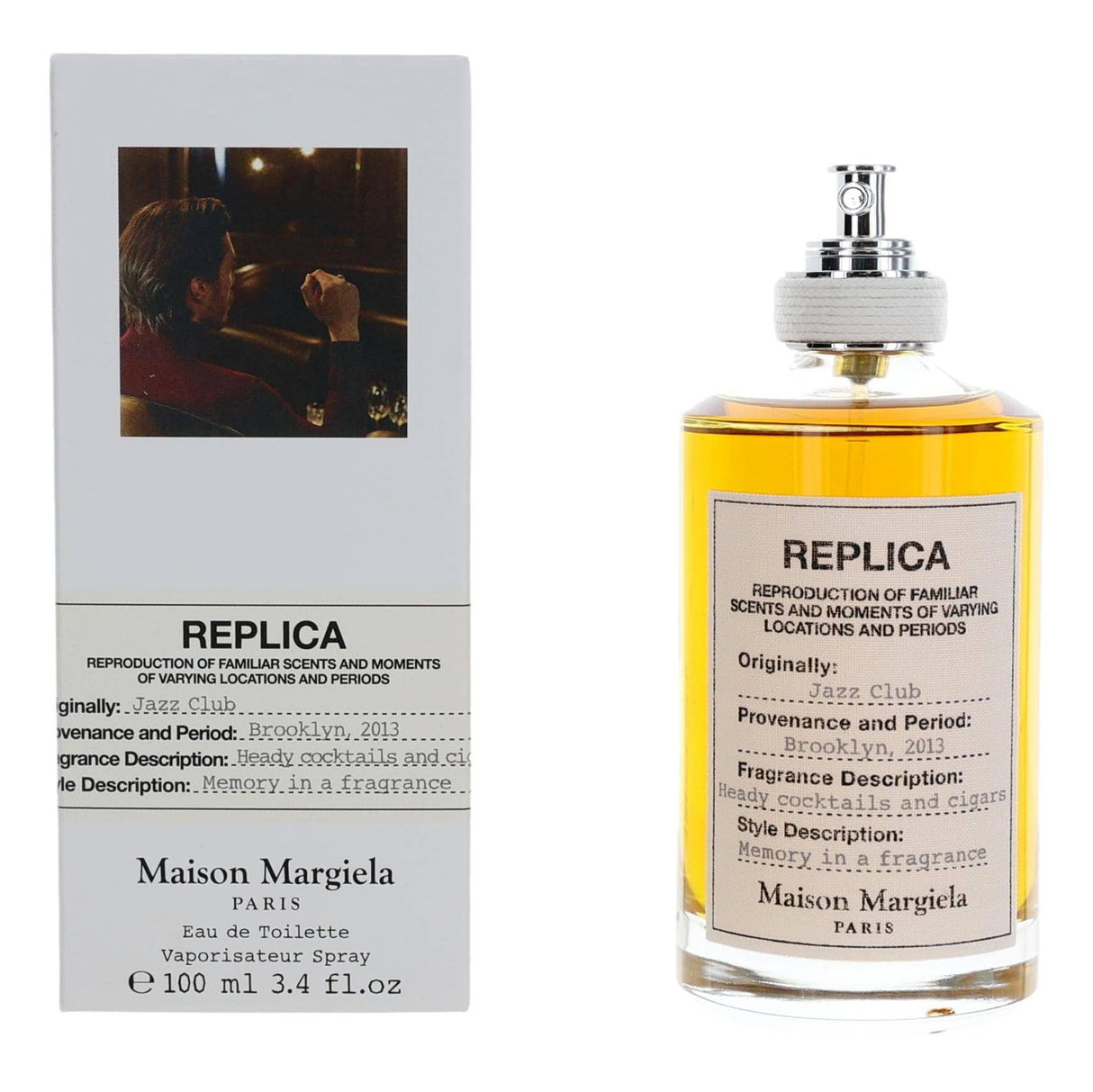 Replica Jazz Club by Maison Margiela, 3.4 oz EDT Spray for Unisex - OleBella