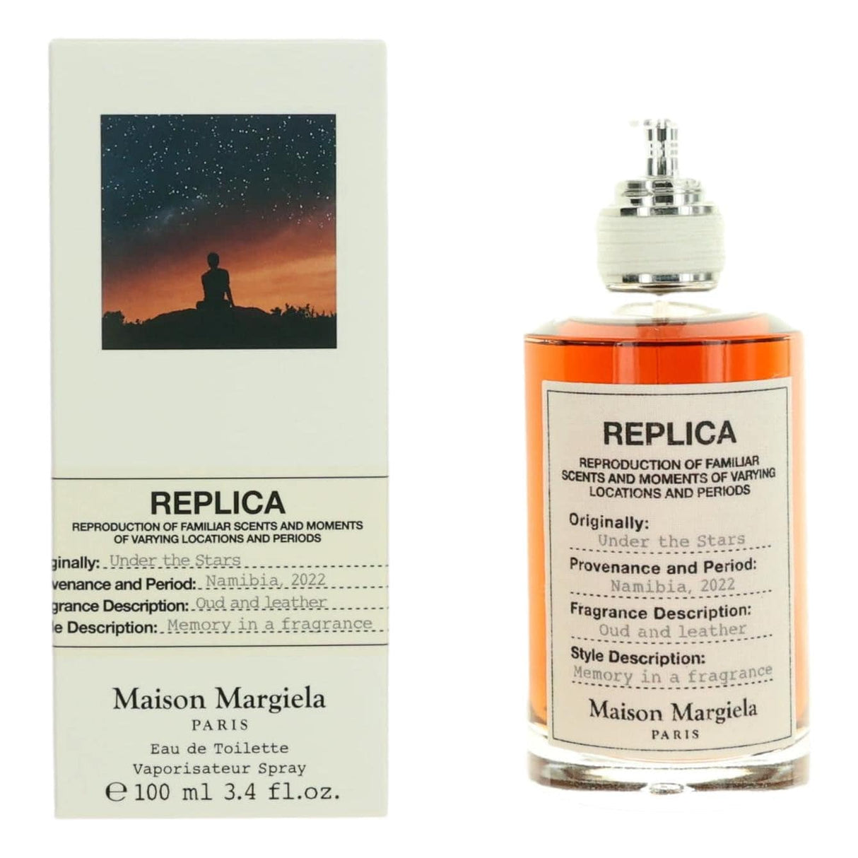 Replica Under the Stars by Maison Margiela, 3.4 EDT Spray for Unisex - OleBella