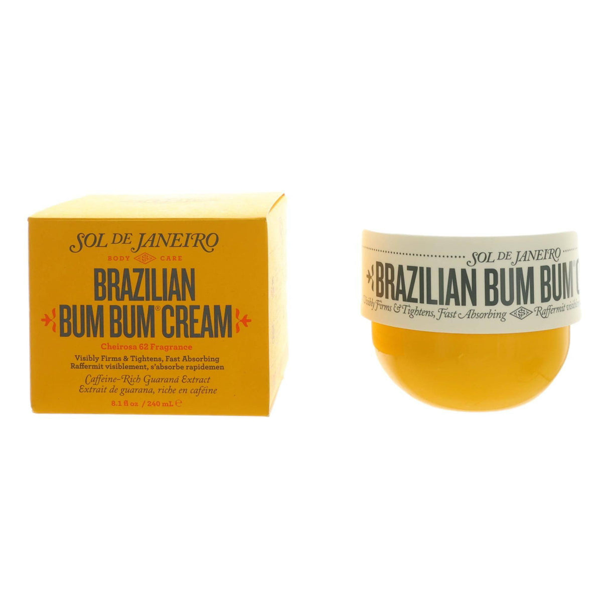Brazilian Bum Bum Cream by Sol De Janeiro, 8 oz Body Cream - OleBella