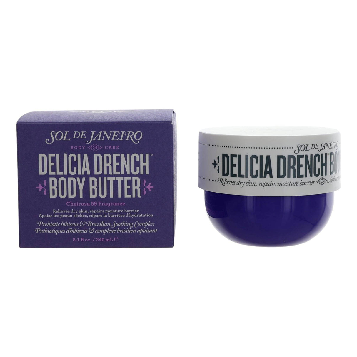 Delicia Drench by Sol De Janeiro, 8 oz Body Butter - OleBella