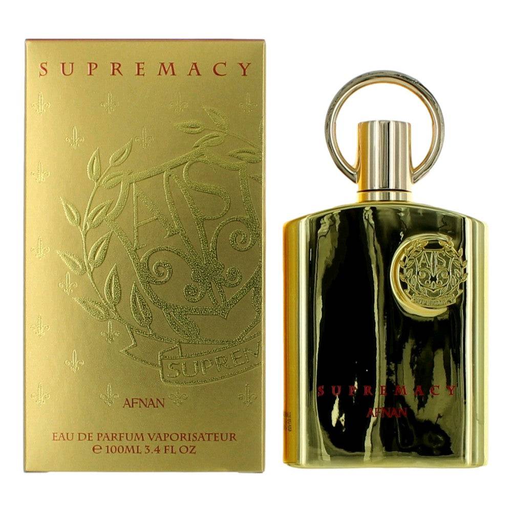 Supremacy Gold by Afnan, 3.4 oz EDP Spray for Unisex - OleBella