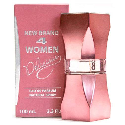 4 Women Delicious by New Brand, 3.3 oz EDP Spray for Women - OleBella