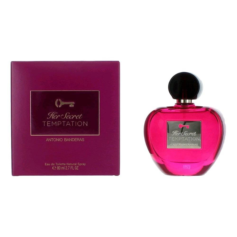 Her Secret Temptation by Antonio Banderas, 2.7 oz EDT Spray for Women - OleBella