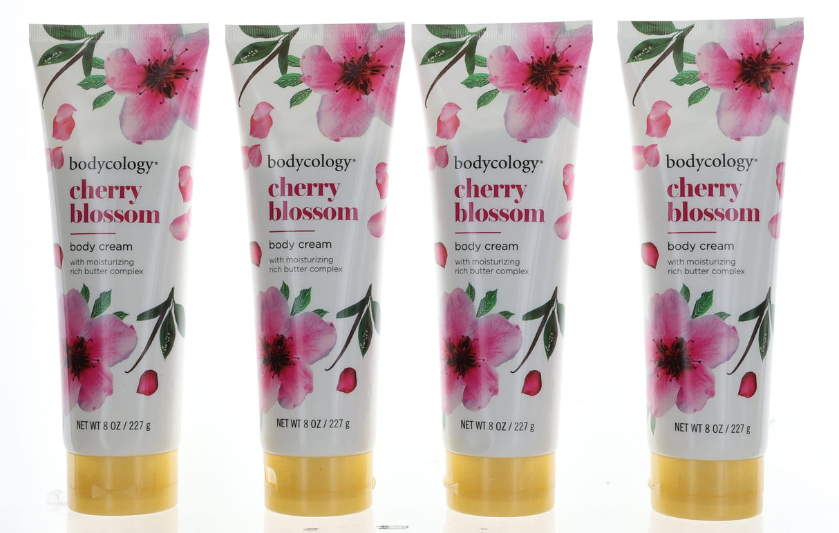 Cherry Blossom by Bodycology, 4 Pack 8oz Moisturizing Body Cream women - OleBella