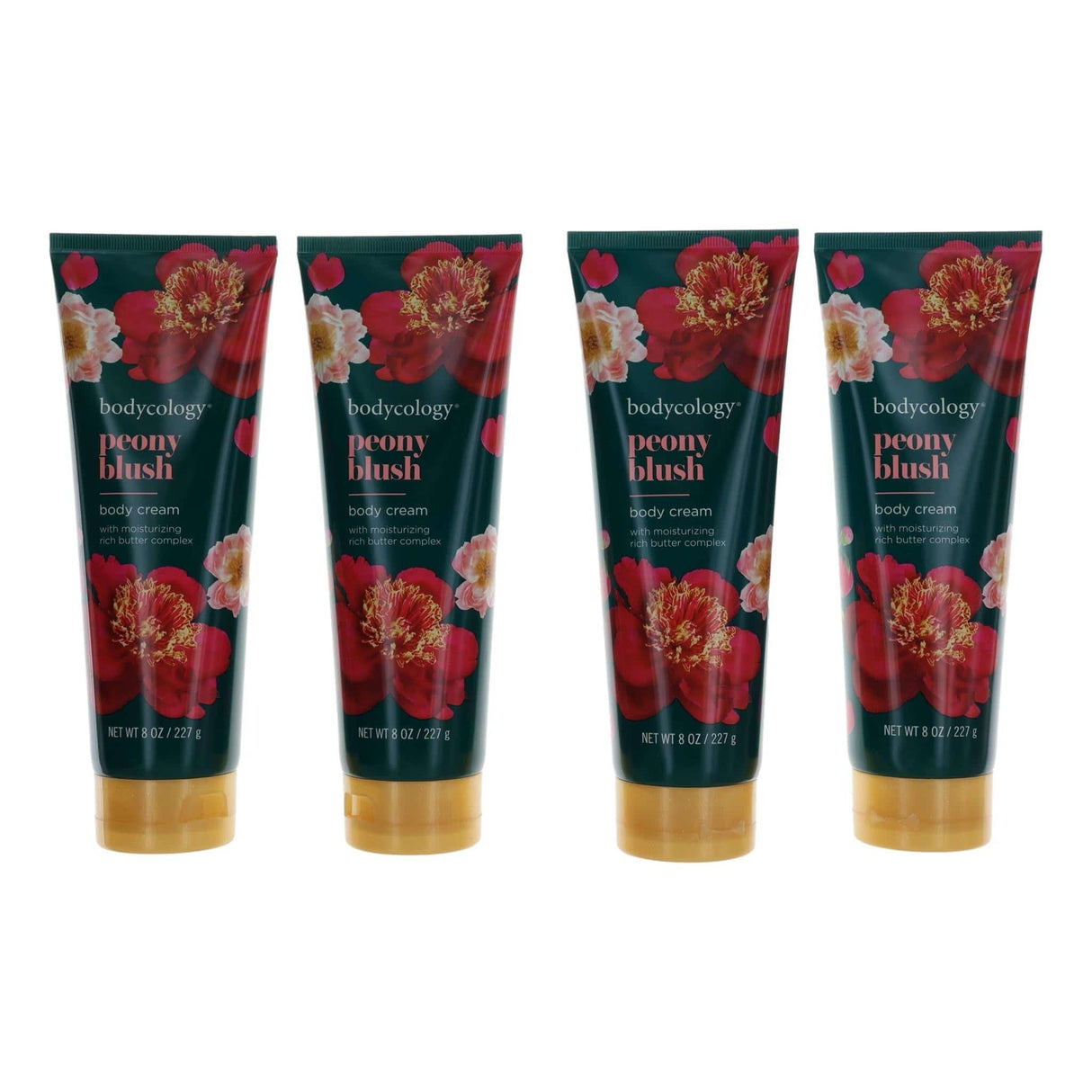 Peony Blush by Bodycology, 4 Pack 8 oz Moisturizing Body Cream women - OleBella