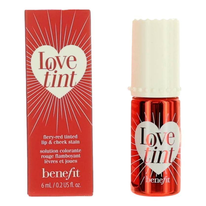 Love Tint by Benefit, .2 oz Fiery-red tined Lip & Cheek Stain - OleBella