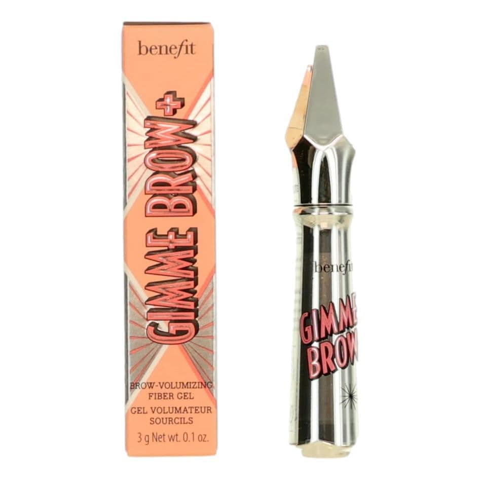 Gimme Brow+ by Benefit, .1 oz Brow Gel- 4 Warm Deep Brown - OleBella