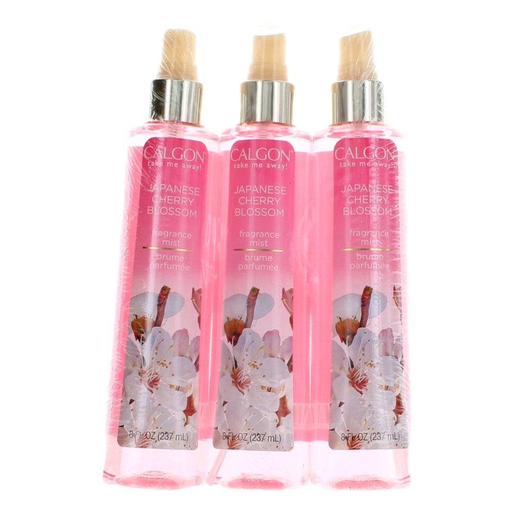 Calgon Japanese Cherry Blossom by Calgon, 3 Pack 8oz Fragrance Mist women - OleBella