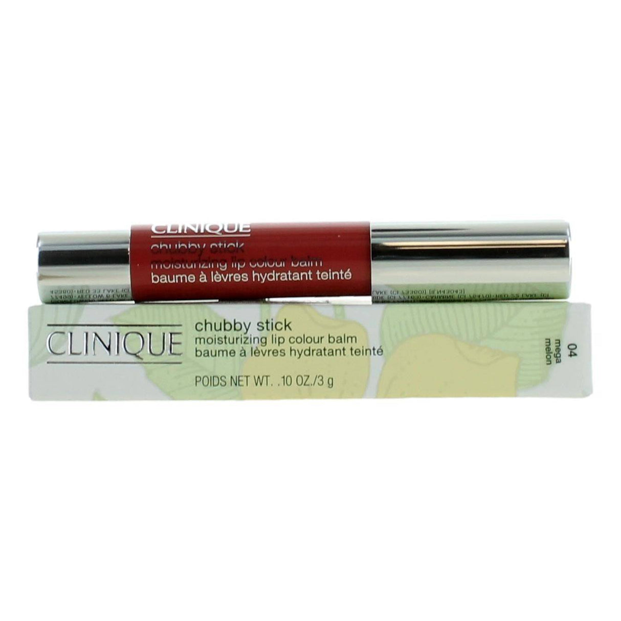 Clinique Chubby Stick by Clinique, .1 oz Moisturizing Lip Colour Balm- 04 Mega Melon - OleBella