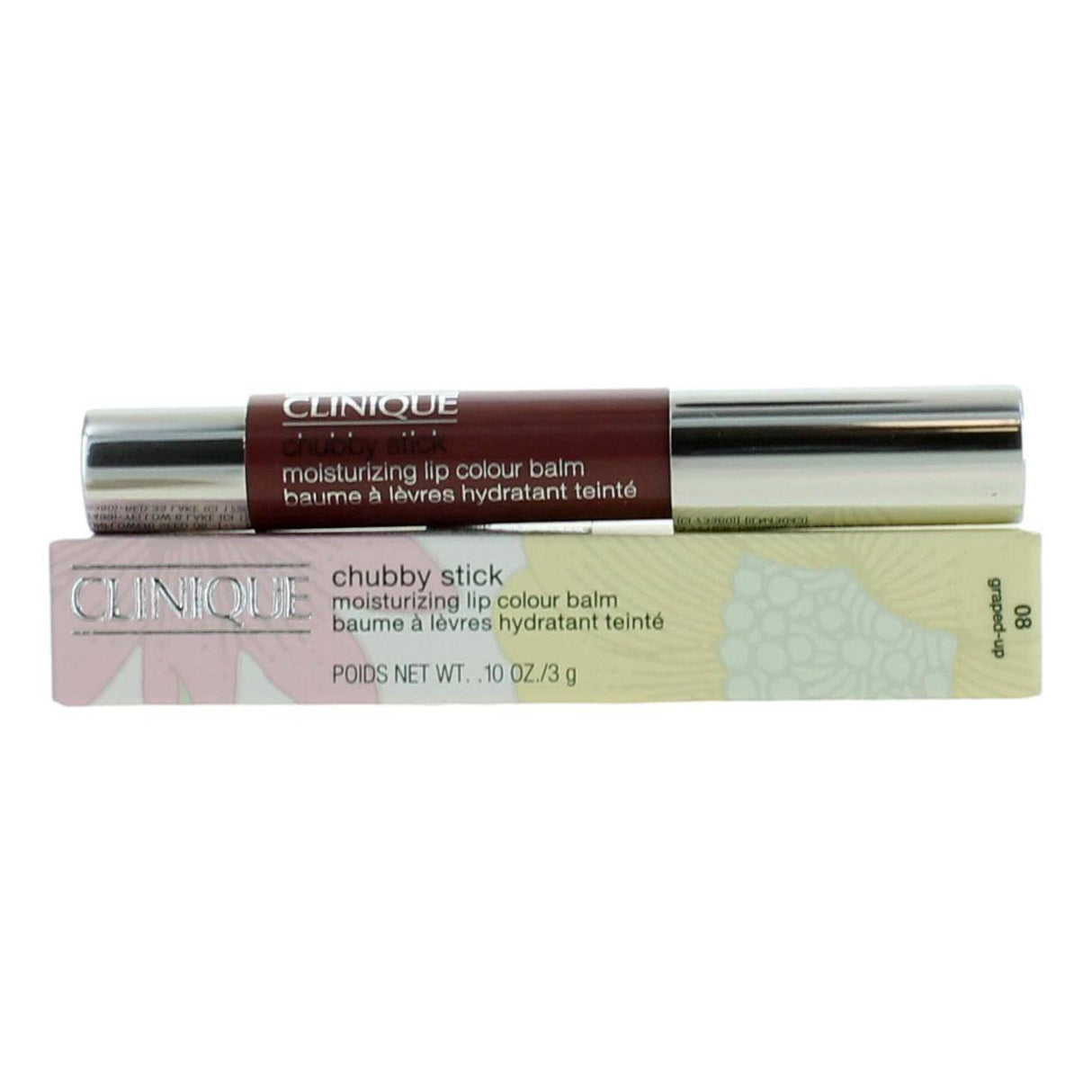 Clinique Chubby Stick by Clinique, .1 oz Moisturizing Lip Colour Balm- 08 Graped-Up - OleBella