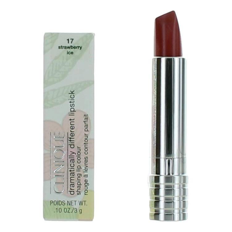 Clinique Dramatically Different Lipstick by Clinique, .1oz Shaping Lip Colour- 17 Strawberry Ice - OleBella