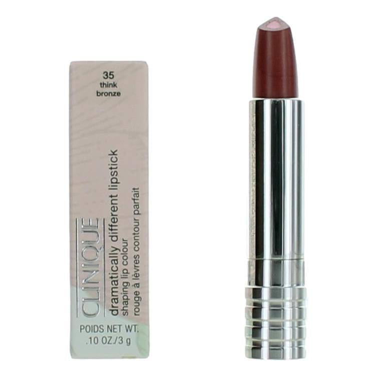 Clinique Dramatically Different Lipstick by Clinique, .1oz Shaping Lip Colour- 35 Think Bronze - OleBella