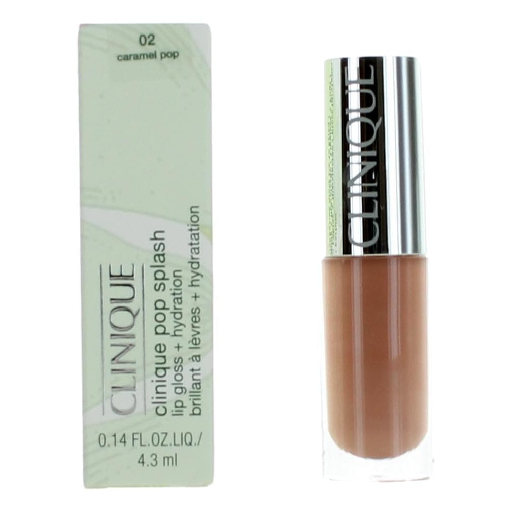 Clinique Pop Splash by Clinique, .14 oz Lip Gloss + Hydration- 02 Caramel Pop - OleBella