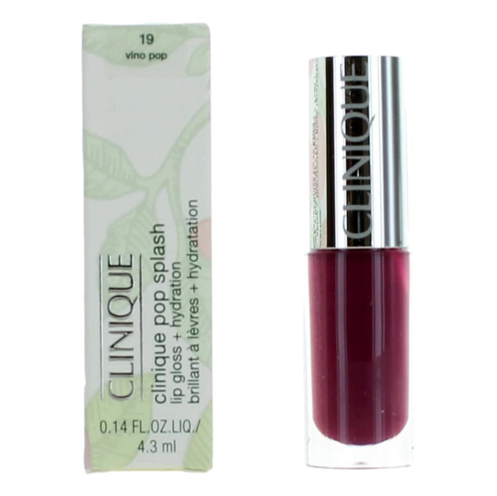 Clinique Pop Splash by Clinique, .14 oz Lip Gloss + Hydration- 19 Vino Pop - OleBella