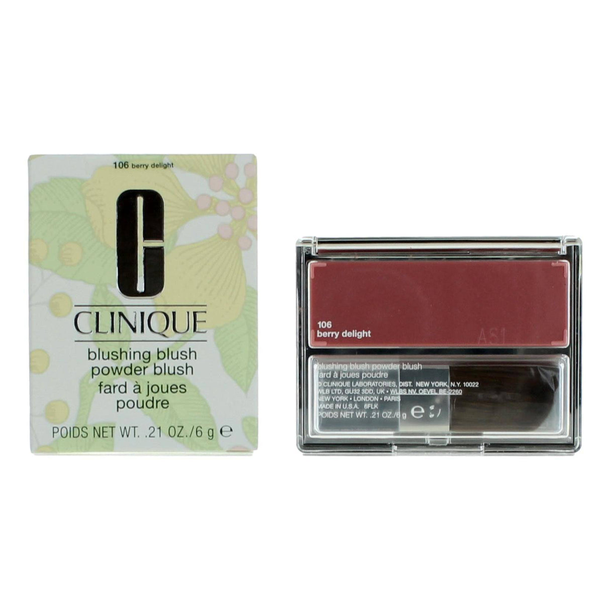Clinique Blushing Blush by Clinique, .21 oz Powder Blush- 106 Berry Delight - OleBella