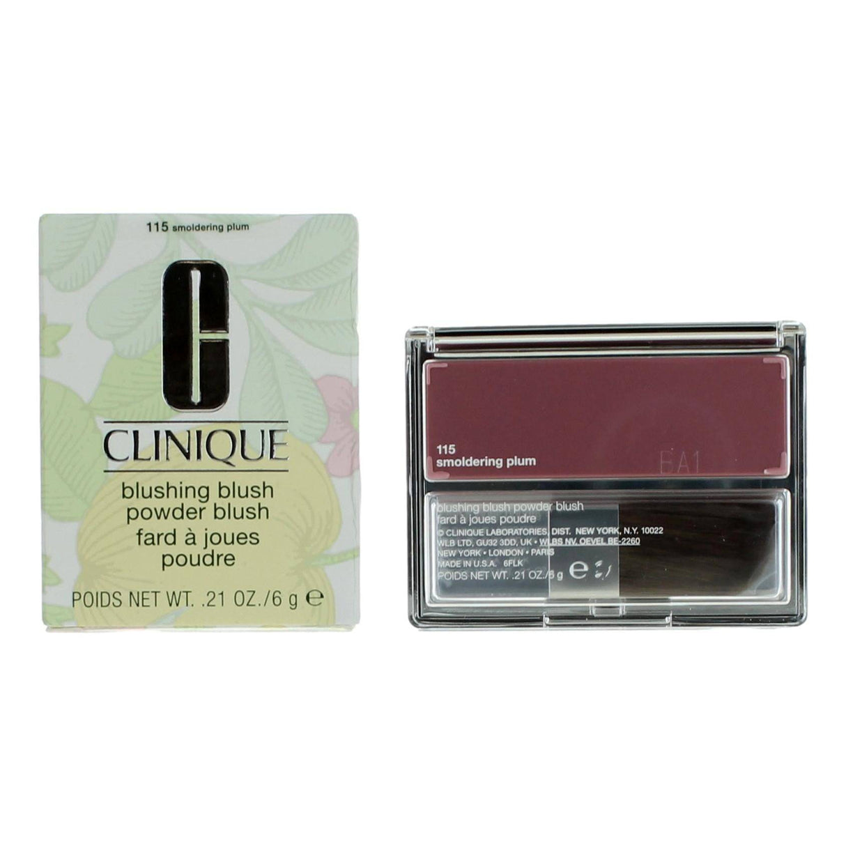 Clinique Blushing Blush by Clinique, .21 oz Powder Blush- 115 Smoldering Plum - OleBella