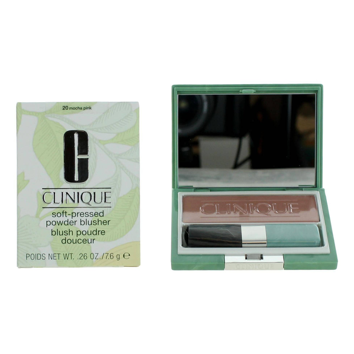 Clinique Soft-Pressed Powder Blusher by Clinique, .26 oz Blush- 20 Mocha Pink - OleBella