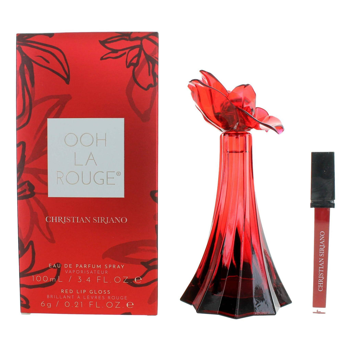 Ooh La Rouge by Christian Siriano, 3.4oz EDP Spray women with Lip Gloss - OleBella